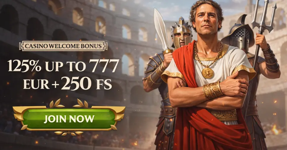 Bonus banner for Lanista Casino